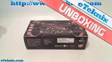 Unboxing: XFX Radeon HD 5850 Black Edition 1GB Graphics Card