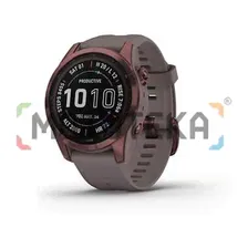 Мультиспорт.часы Garmin (Гармин) Fenix 7s Sapphire Solar,темная бронза с серым ремешком (010-02539-29)