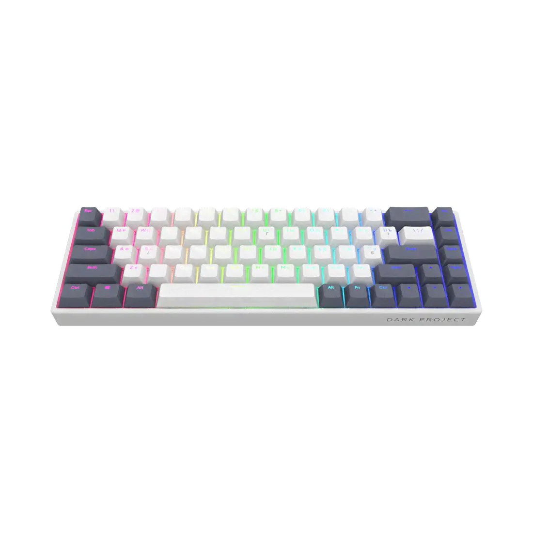 Dark Проджект Клавиатура проводная KD68B Grey KB-GSH-682-701004, (G3ms Sapphire), Русская раскладка, серый