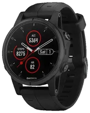 Умные часы Garmin Fenix 5S Plus Sapphire, черный