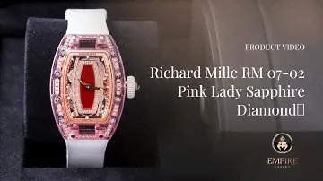 Richard Mille RM 07-02 Pink Lady Sapphire Diamonds - Siêu Phẩm Đồng Hồ Trị Giá Tỷ Đồng Đầy Quyến Rũ