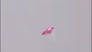 Trilliant Pink Sapphire Oval Weighs .57 Carats