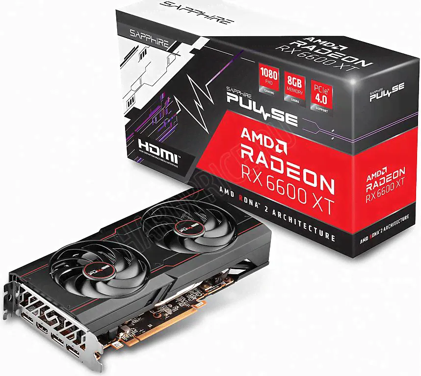 Видеокарта Sapphire Radeon RX 6600 XT Pulse Gaming OC 8GB (11309-03-20G)-0