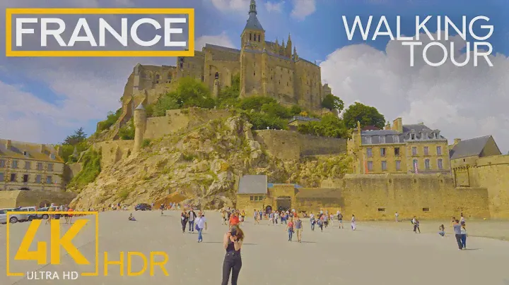 Mont Saint-Michel, a Unique Tidal Island - Walking Tour in 4K HDR - Exploring Cities of France