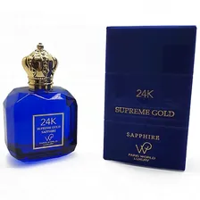 Paris World Luxury 24K SUPREME GOLD SAPPHIRE Women