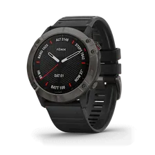 Умные часы Garmin Fenix 6X Sapphire (Carbon Gray)