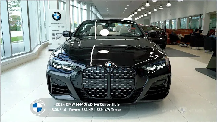 2024 BMW M440i Coupe Convertible - Black Sapphire Metallic Oyster Vernasca Leather