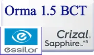 Очковые линзы Essilor Orma 1.5 BCT Crizal Sapphire HR
