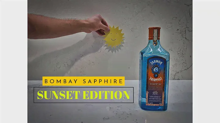SPECIAL EDITION GIN: Bombay Sapphire Sunset. It's pretty complex!