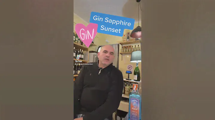 Sapphire Gin Sunset Bombay