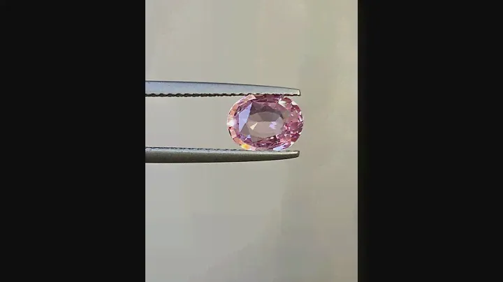 Oval Shape GRS Padparadscha Sapphire 1.26 cts