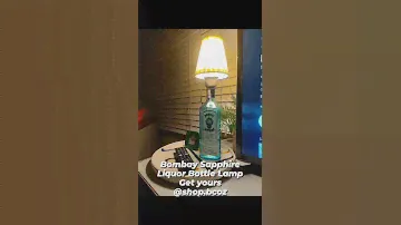 Bombay Sapphire | Liquor Bottle Lamps | Drop One ( Limited Collection) | insta: shop.bcoz
