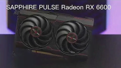 SAPPHIRE PULSE Radeon RX 6600 8GB GDDR6 PCI Express 4.0 ATX Video Card 11310-01-20G GPU