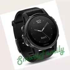 GARMIN FENIX 5s Sapphire черные с черным ремешком