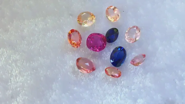 Peach Sapphire Engagement Ring |Rose Gold Sapphire Rings 100% Natural