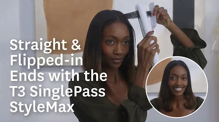 Sleek Straight & Flipped Ends Hairstyle with the T3 SinglePass StyleMax Flat Iron