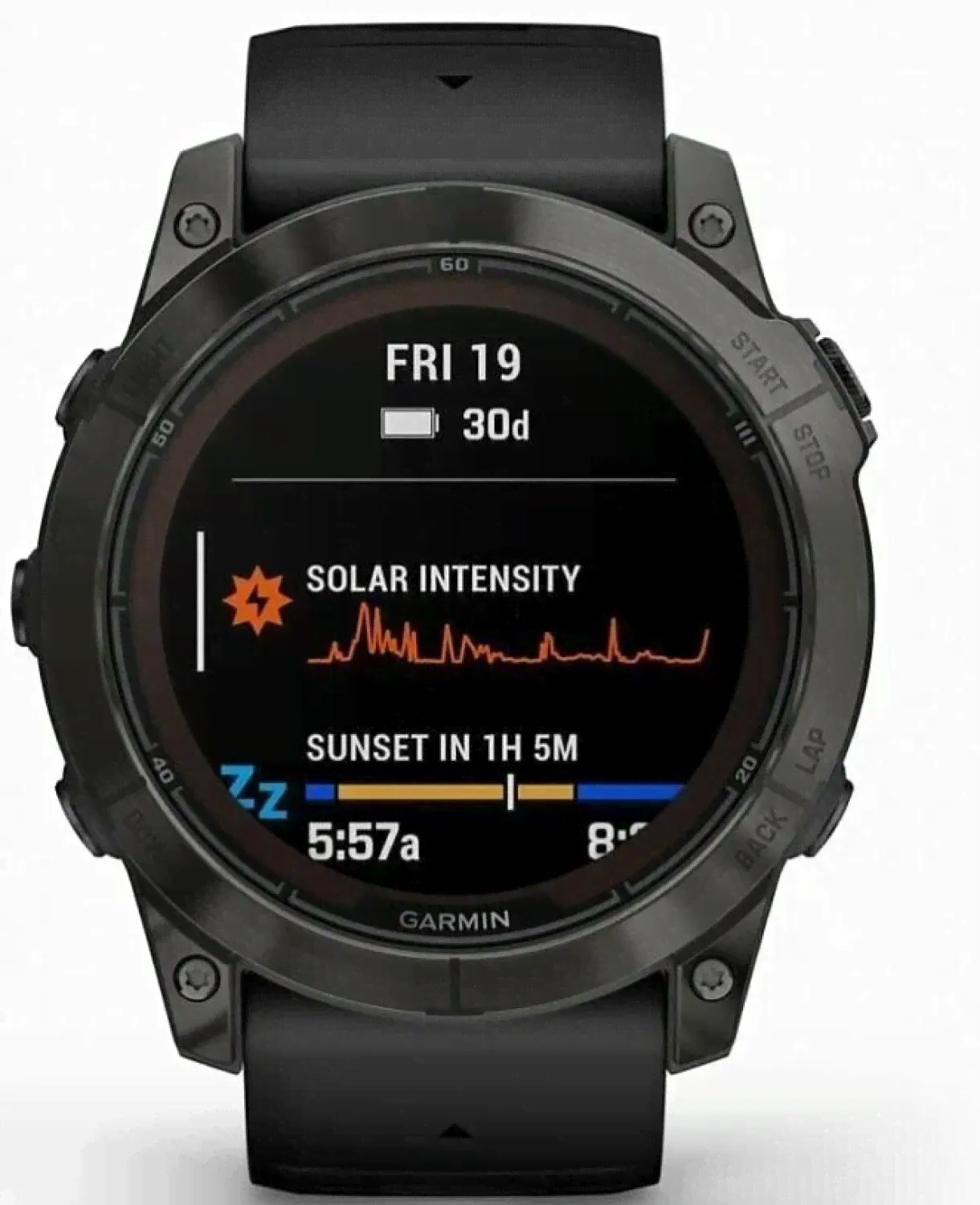 Смарт-часы Garmin Fenix 7X Pro Sapphire Solar черный-0