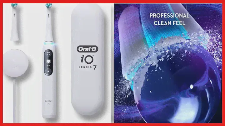 Oral-B iO Series 7 Electric Toothbrush with 1 Replacement Brush Head, White Alabaster