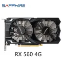 Sapphire Видеокарта Radeon RX 560 SAPPHIRE RX560 4GB 4 ГБ (1000), LHR