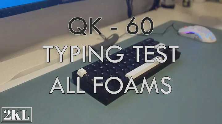 QK60 Sound Test - Tecsee Sapphire Tactile Switches