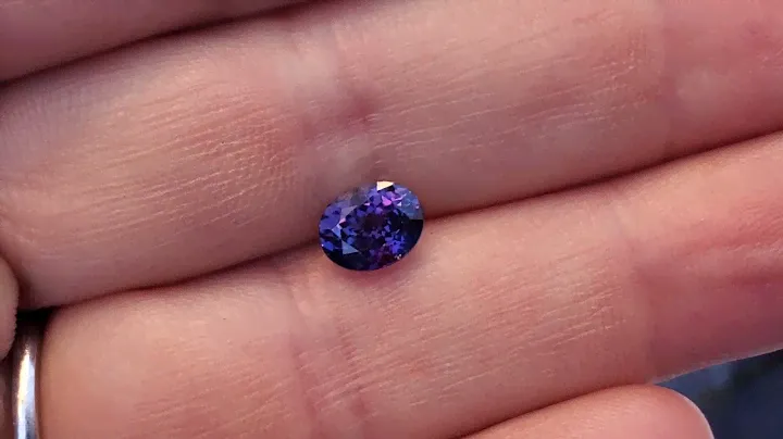 Purple Sapphire Oval
