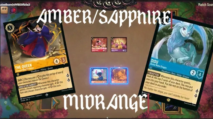 Amber/Sapphire Midrange Lorcana