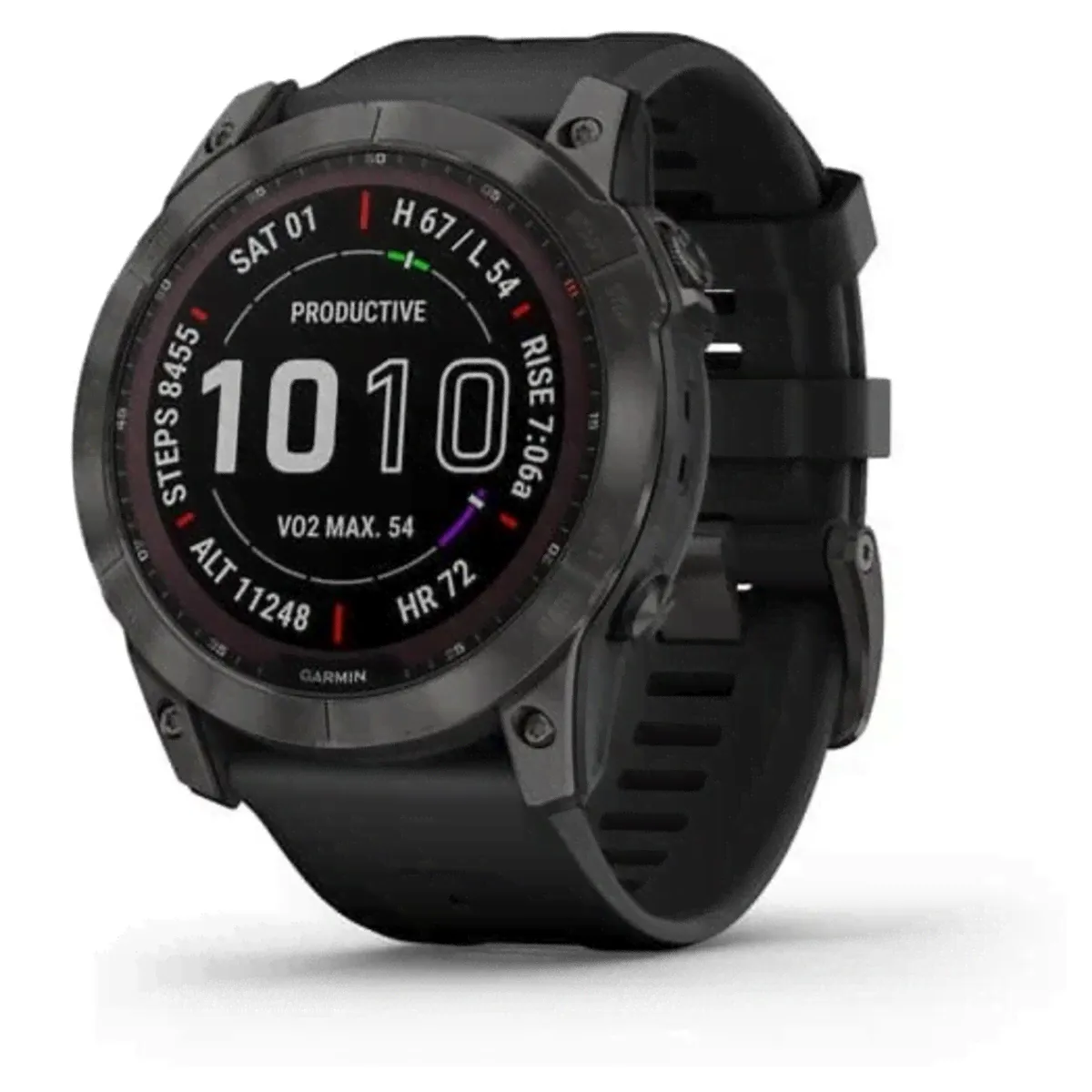 Умные часы Garmin Fenix 7X Sapphire Solar (Цвет: Carbon Gray)-0