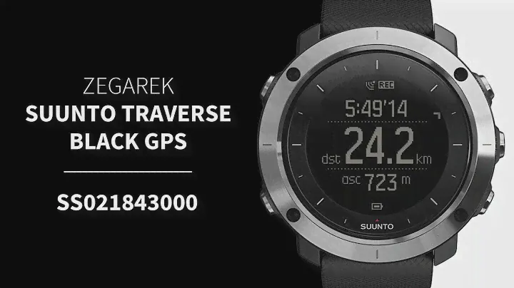 Zegarek Suunto Traverse Black SS021843000 | Zegarownia.pl