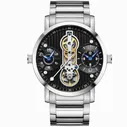Часы на руку Tourbillon Automatic Mechanical Mens Watch Luxury Swiss Sapphire Crystal Steel