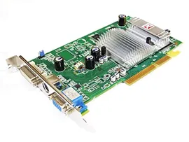 Agp видеокарты Sapphire 1024-9C20 ATI Radeon 9600 128MB DDR V/D/VO DVI VGA TV AGP Grafikkarte (Generalüberholt)