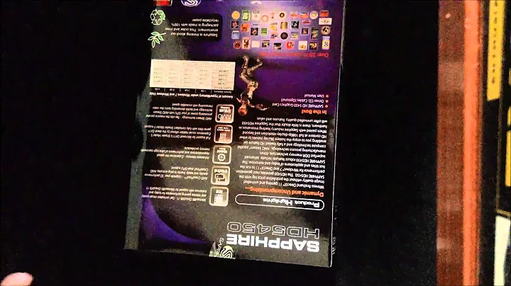 Sapphire HD5450 Unboxing