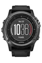 Спортивные часы Garmin Fenix 3 Sapphire HR серый с черным силиконовым браслетом