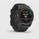 Умные часы Garmin Fenix 7 Pro Sapphire Solar 47мм Угольно-серый