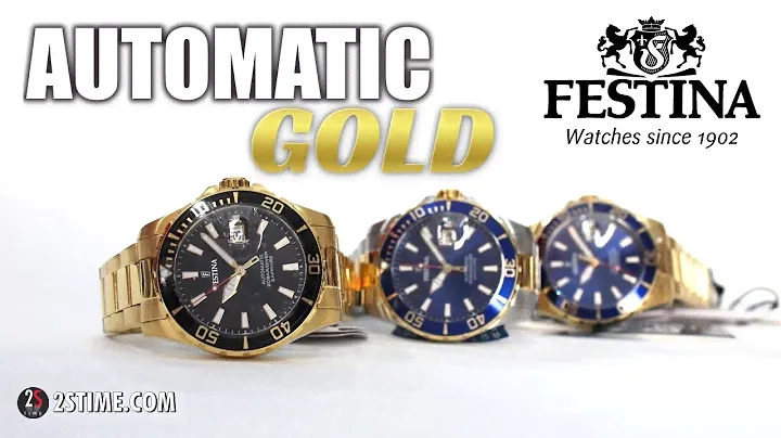FESTINA Automatic Sapphire Diver 200m GOLD|  F20533/2 F20532/1 F20533/1