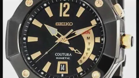 Seiko SRN023 Kinetic Coutura Retrograde Mens Watch