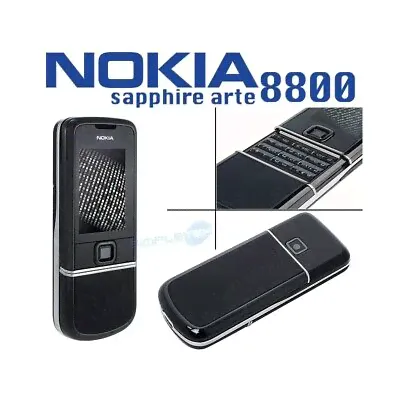 Phone Mobile Phone Nokia 8800 Sapphire Arte Black Umts Luxury Pho [Reconditioned