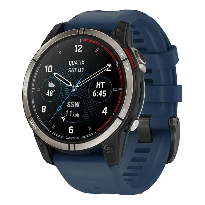 Спортивные часы Garmin Quatix 7 Sapphire Solar Ti w - Titan Band