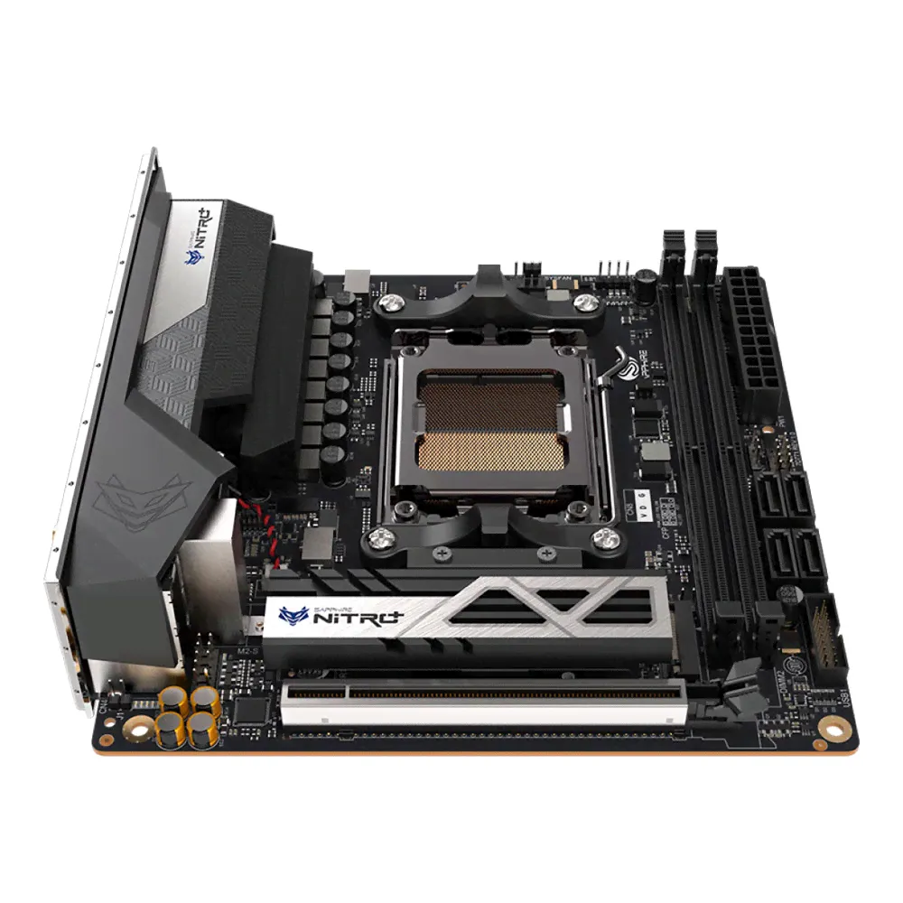 Материнская плата Sapphire Nitro+ B650I WIFI Ultra Platinum, AM5, DDR5, Wi-Fi-1