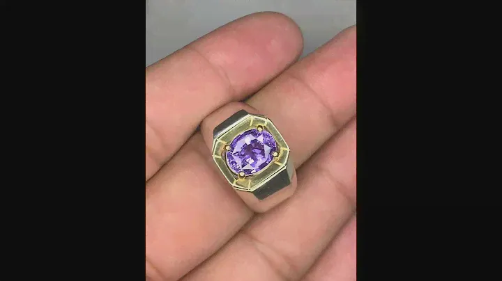 100% natural blue sapphire ring certificate available