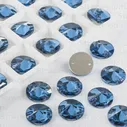 SC-KR129-12-28 TOP Блистер Rivoli SAPPHIRE 12мм, - 28шт.