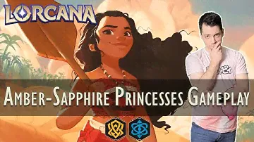 Princess Power - Amber/Sapphire  - Lorcana Deck Tech and Gameplay