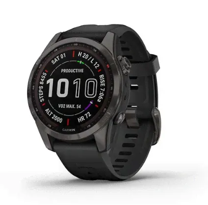 Умные часы Garmin Fenix 7s Sapphire Solar