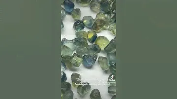 Teal sapphire Roughs from Madagascar #green #blue #sapphire