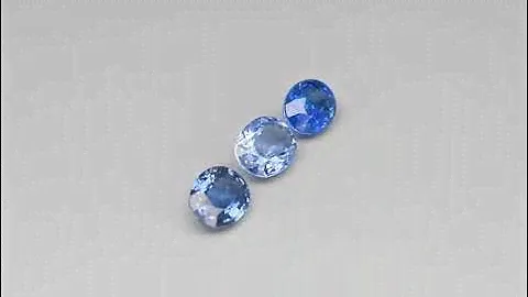 3pcs 1.07ct total Oval Blue Sapphire, Ceylon