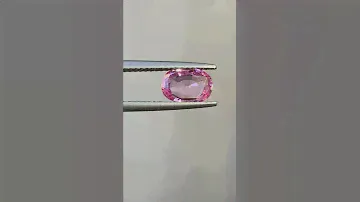 Oval Shape GRS Padparadscha Sapphire 1.23 cts