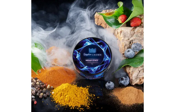 Табак для кальяна Sapphire Crown - Indian Stuff (Паан и ягоды) 25г