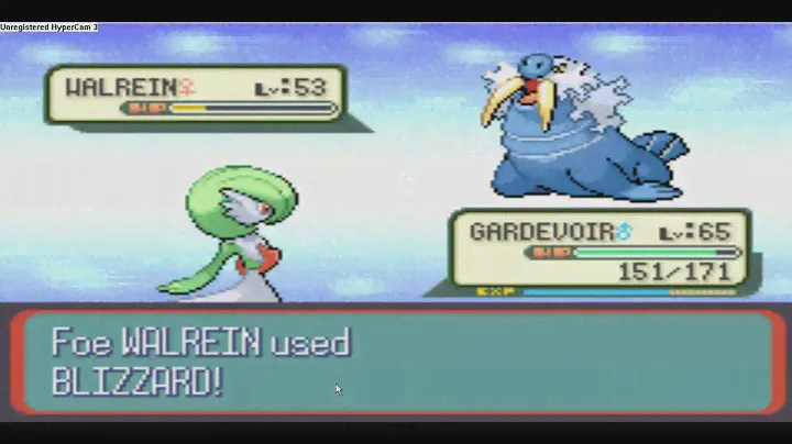 Pokemon Sapphire The 3rd Member of the Elite Four.
