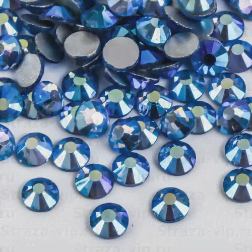 NF221-16 Пачка Stone Couture Стразы хол.фиксации Light Sapphire AB 16ss 10 гросс, (1440шт.)