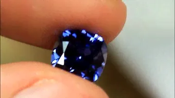 Lab Created Blue Sapphire 8mm Cushion Cut
