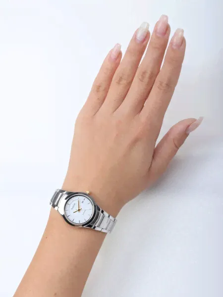 Часы Pulsar Ladies Silver White Gold Sapphire-2